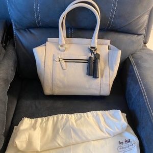COACH Candace Legacy Carryall Leather Tote Satchel Handbag